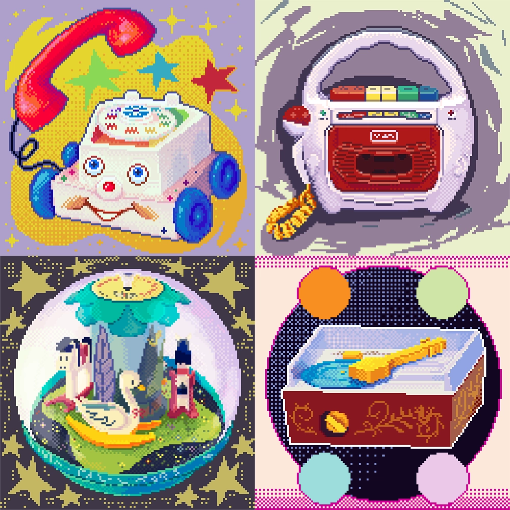 Vintage Pixel Toybox