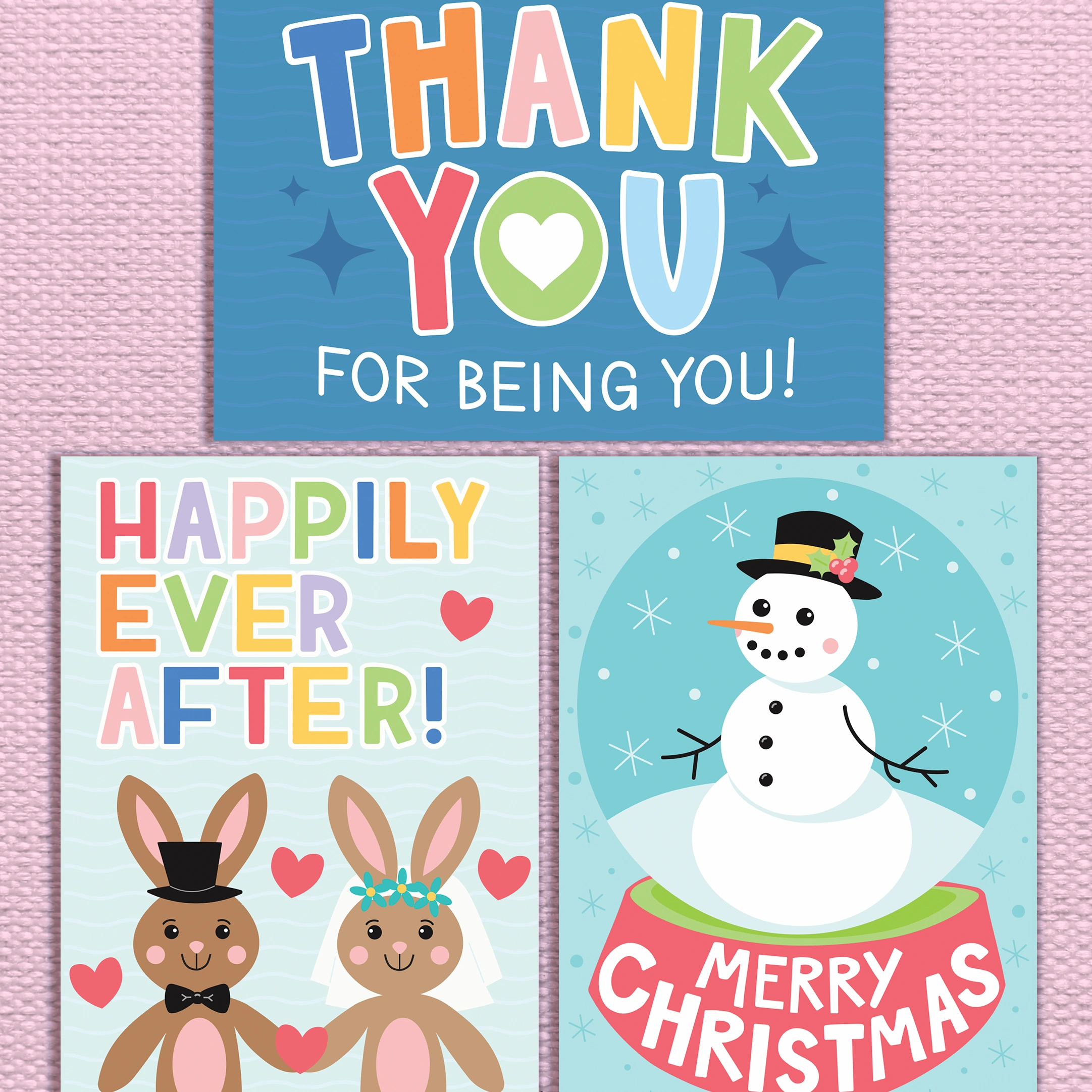 Thumbnail of Hadley Designs greeting card case study featuring wedding, Christmas, and thank-you card designs