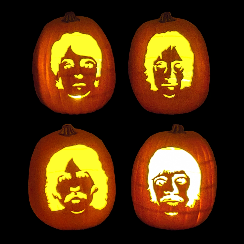 The Beatles Fab Four Pumpkins