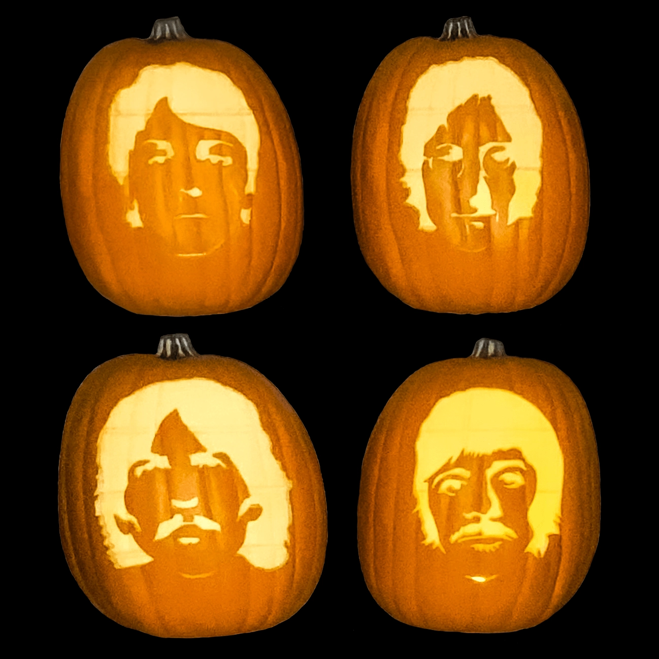 The Beatles Fab Four Pumpkins - Image 5