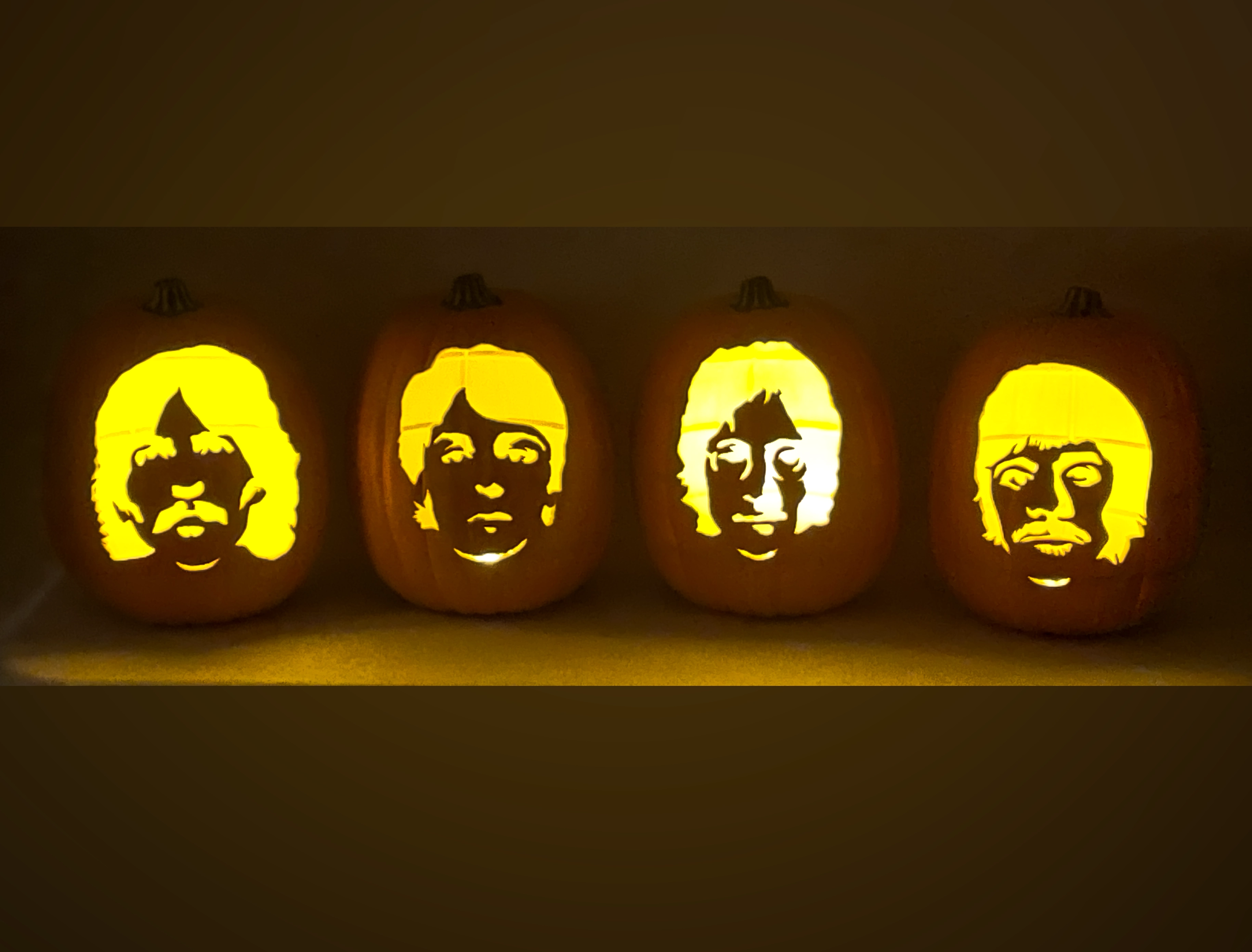 The Beatles Fab Four Pumpkins - Image 4