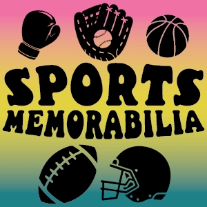 Treasure Listers eBay Sports category banner, branded graphic for sports memorabilia and collectibles