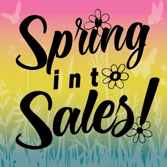 Treasure Listers spring sale banner design, promotional graphic for eBay store discount event